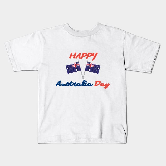 Australia Day Kids T-Shirt by MPclothes